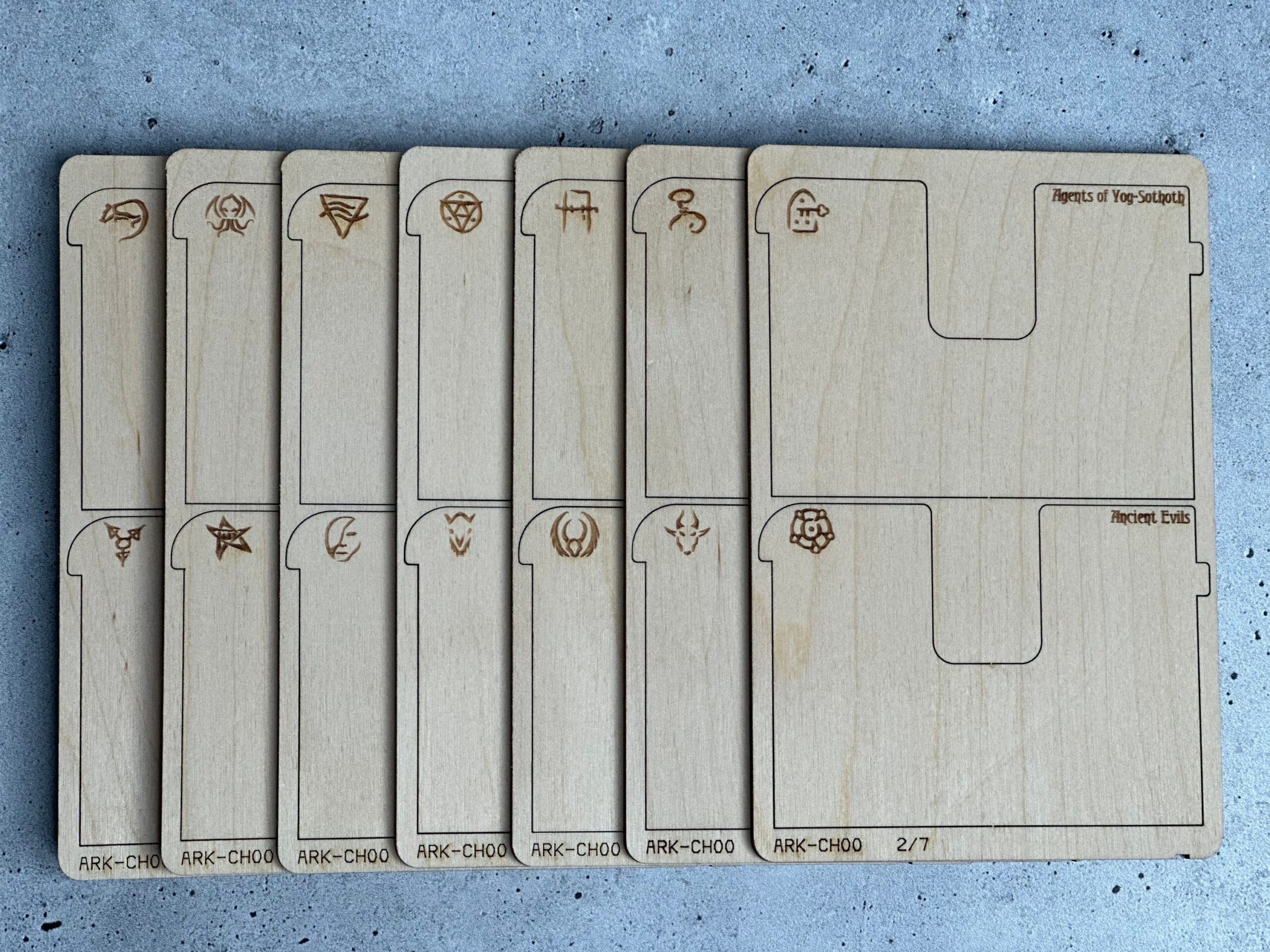 Arkham Horror LCG Dividers for Insert Organizer Set (See Description for Details) One Sharp