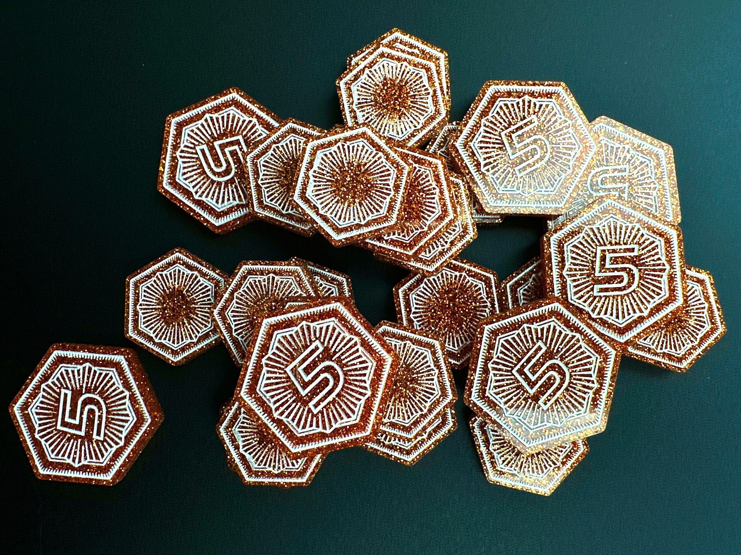 Dune Imperium / Uprising Spice tokens set of 24 or 27 (Double Sided